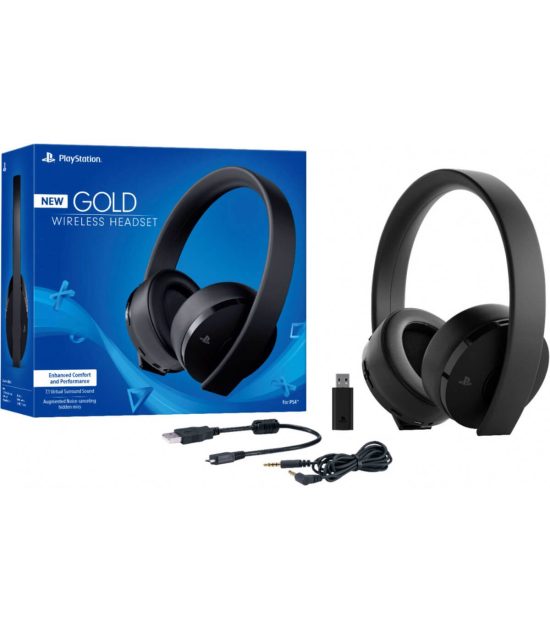 gold headset PS4