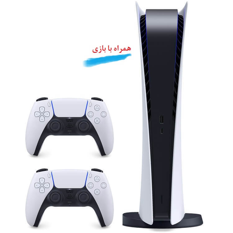 خرید PS5 دیجیتال ریجن 3 با دو دسته همراه با بازی | قیمت ps5 digital ...