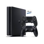 خرید PS4 اسلیم 2116 دو دسته و همراه با بازی