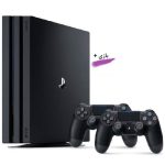 خرید ps4 pro 7216 همراه با دو دسته با بازی