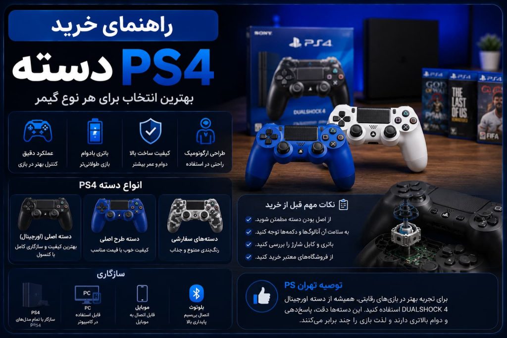 راهنمای خرید دسته ps4